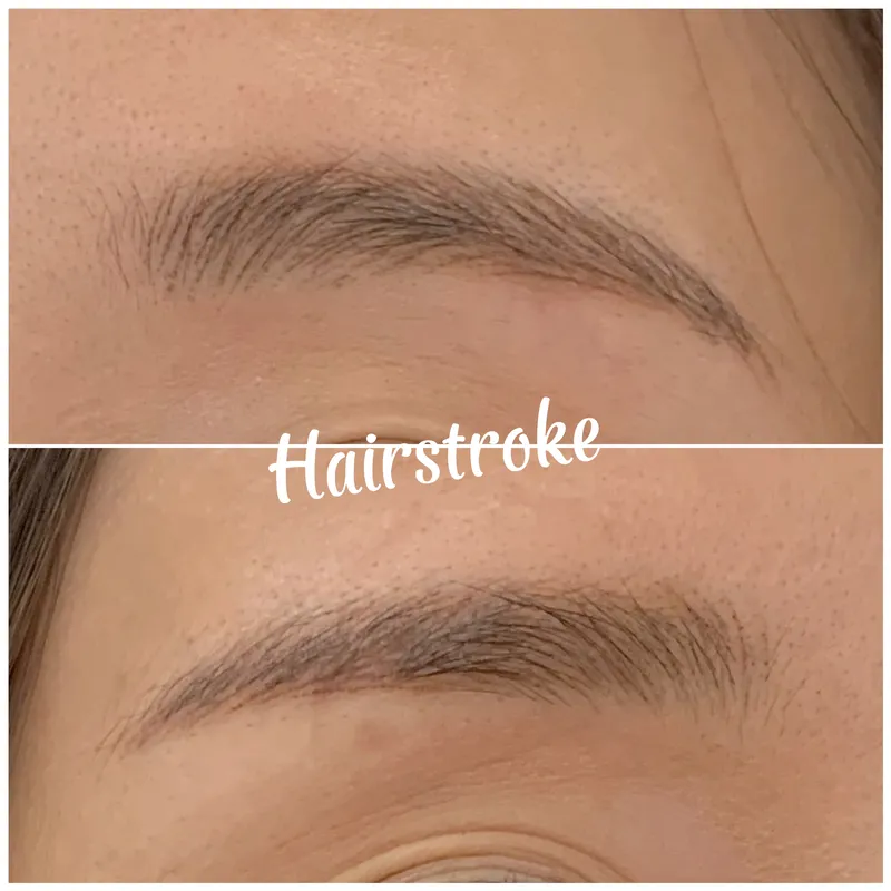 Hairstroke brows result by Natural Brows