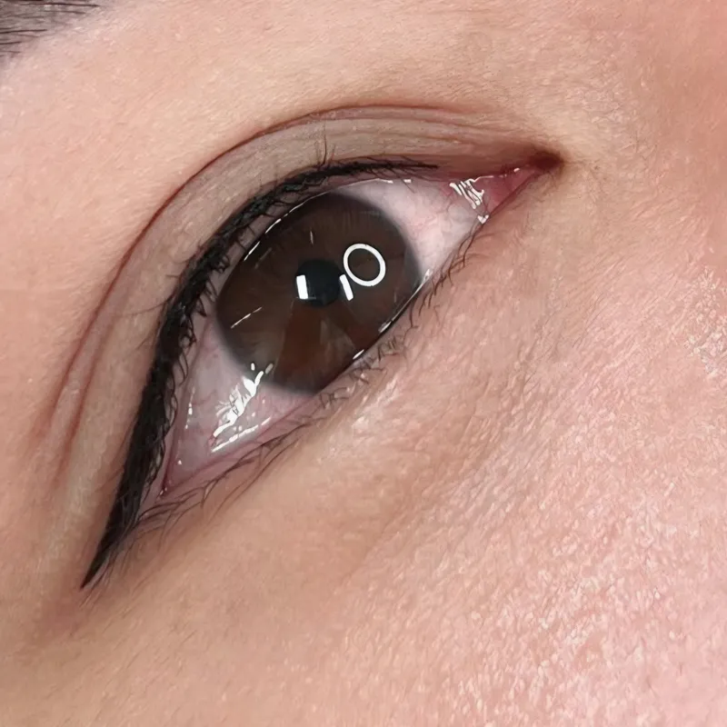 Eyeliner result by Natural Brows