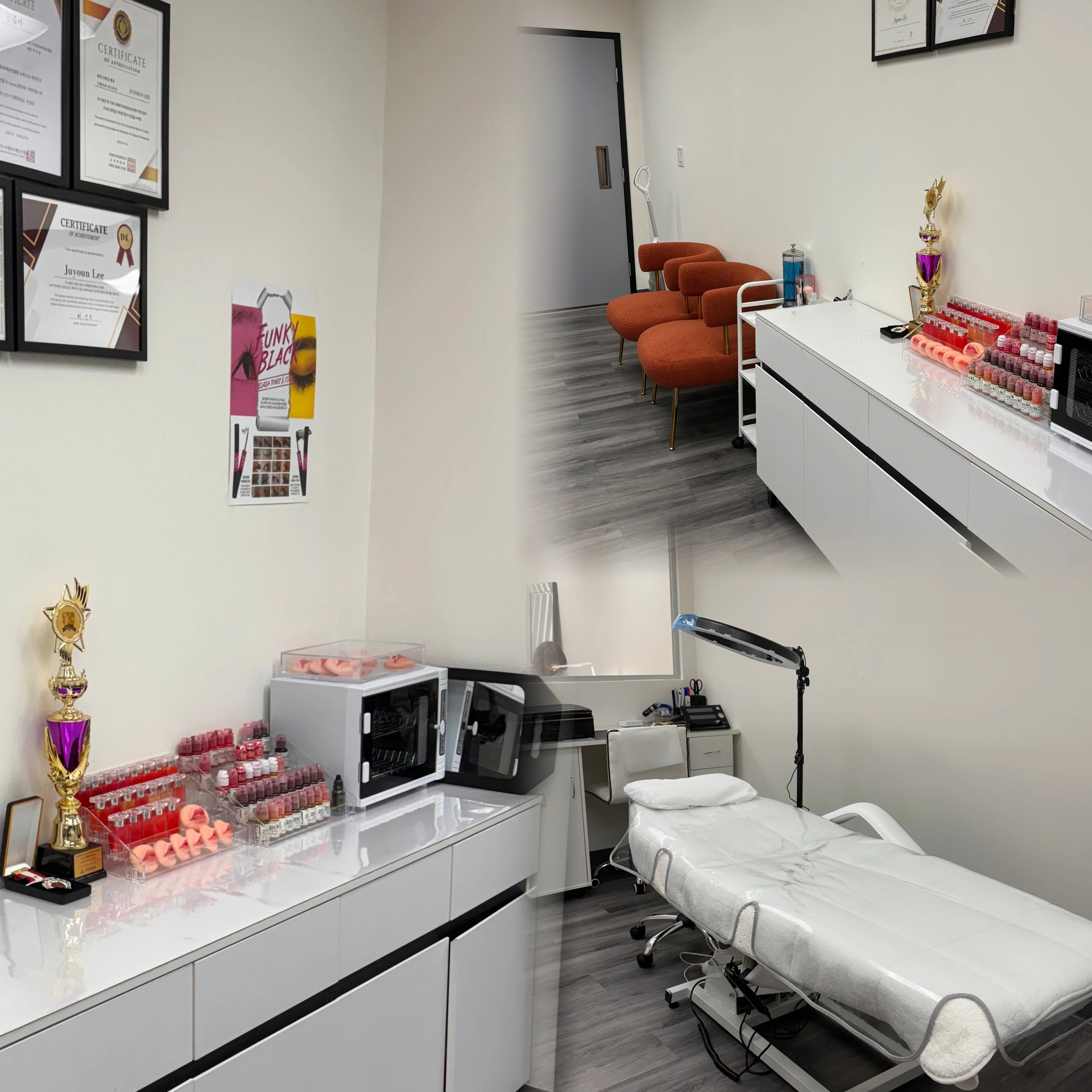 Natural Brows studio interior — Los Angeles Koreatown
